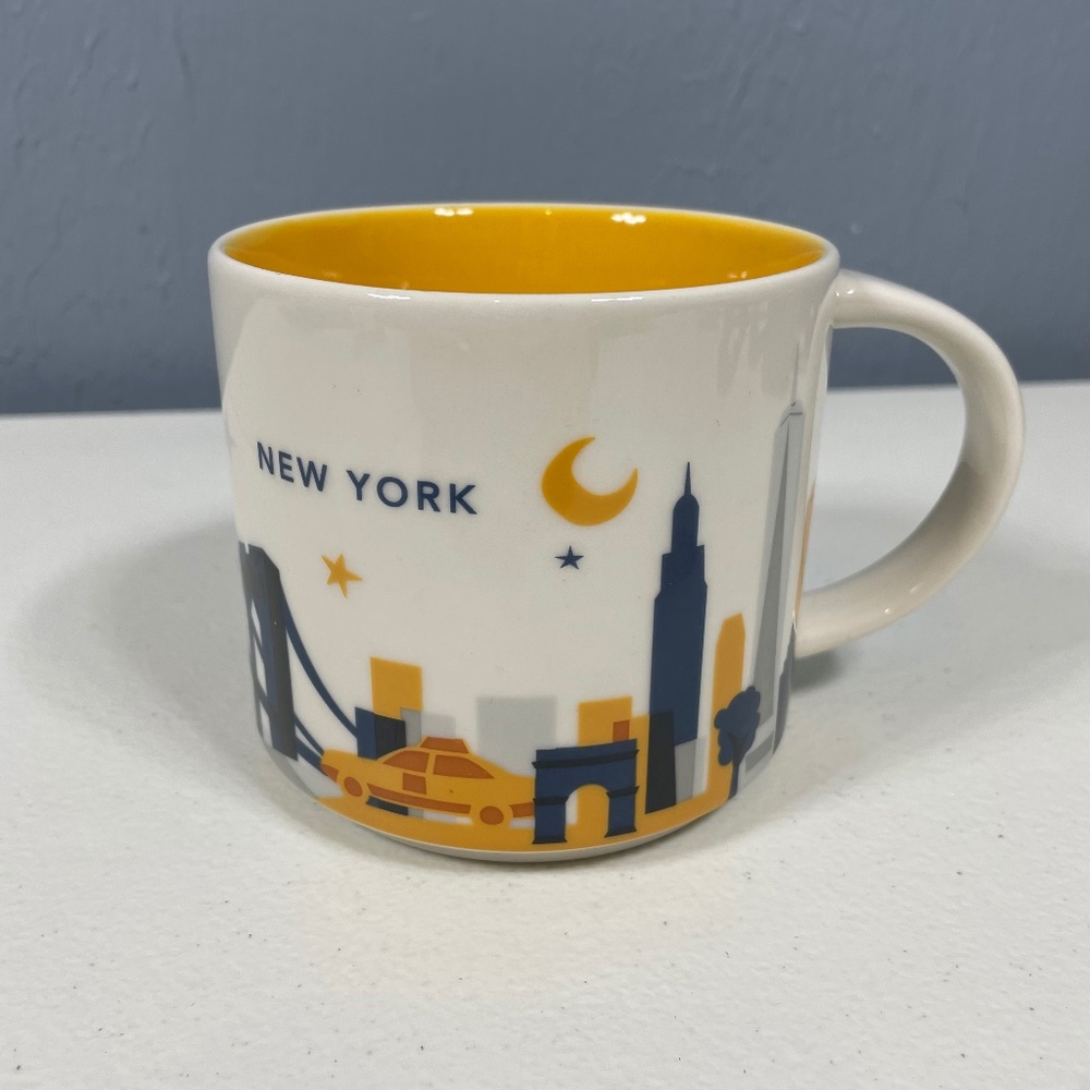 STARBUCKS You Are Here Collection NEW YORK 14 Fl Oz Coffee Tea Mug Cup 2015